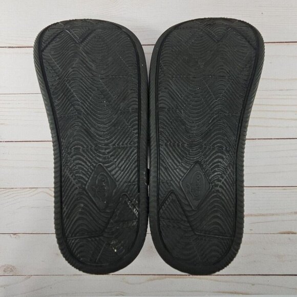 Chaco Chillos Clogs Rubber Youth 6 Black Orange Rubber Strapback - Picture 11 of 12